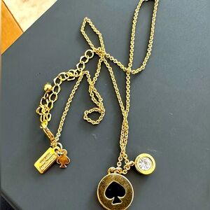 Kate spade ♠️ golden necklace
